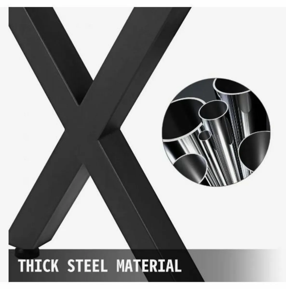 Metal Table Legs 28.3 x 23.6 Inch - Image 2