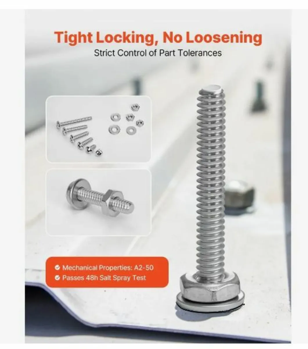 1110 Pcs Bolts and Nuts Assortment Kit - Image 4