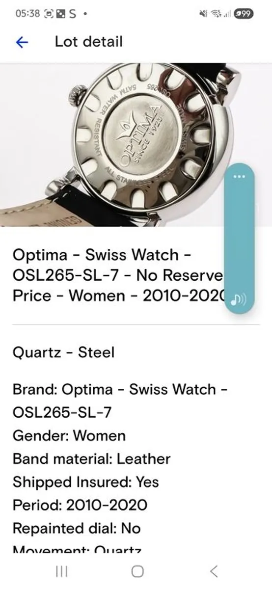 ladies watch - Image 3