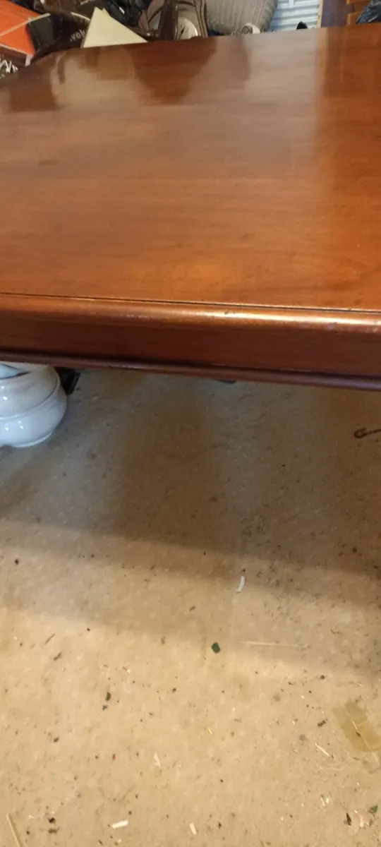 Victorian Mahogany Table & Chairs - Image 1