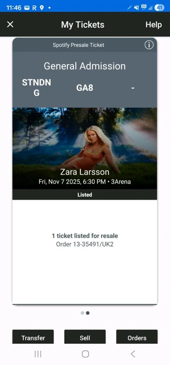 Zara larrson ticket