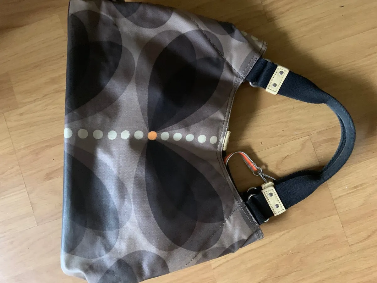 Orla Kiely Bag /beutiful cream boots size 6 - Image 2