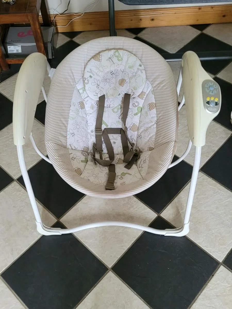 Next to me cot and bouncer - Image 2