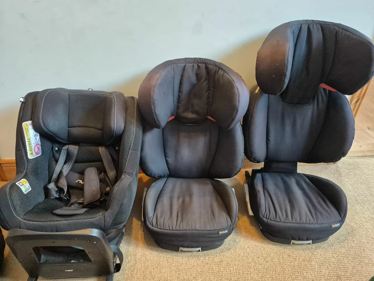 Be safe izi up and Nuna rebl car seats - Image 1