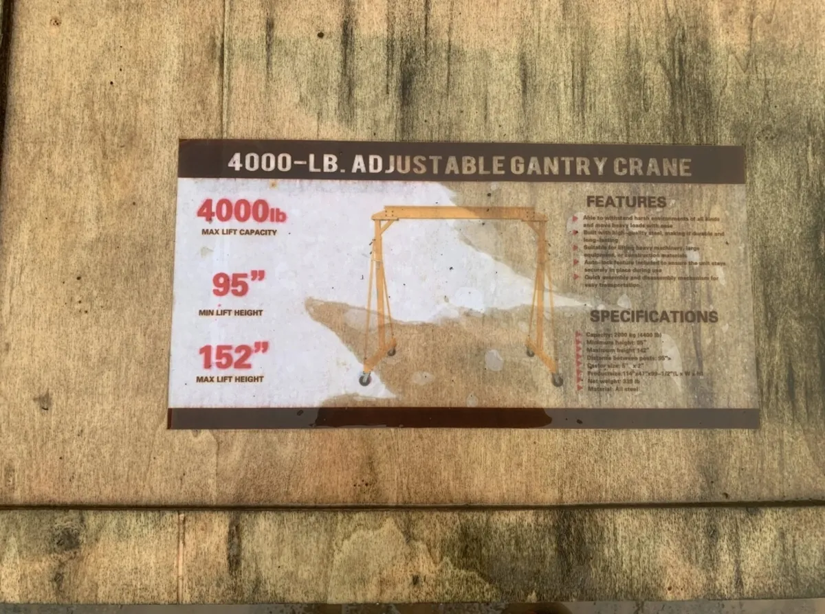 Gantry Crane – 2 Ton - Image 1