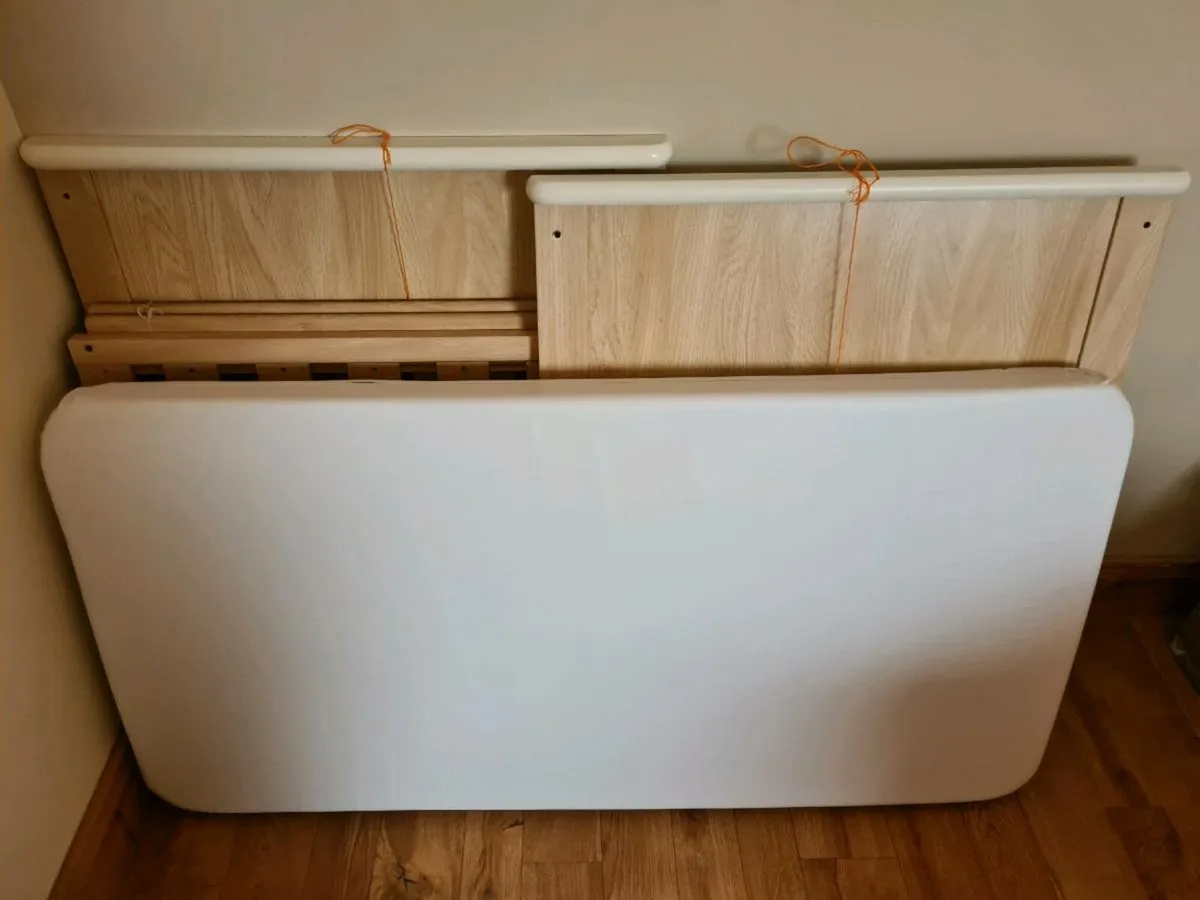 Mamas & Papas Cotbed & Mattress - Image 3