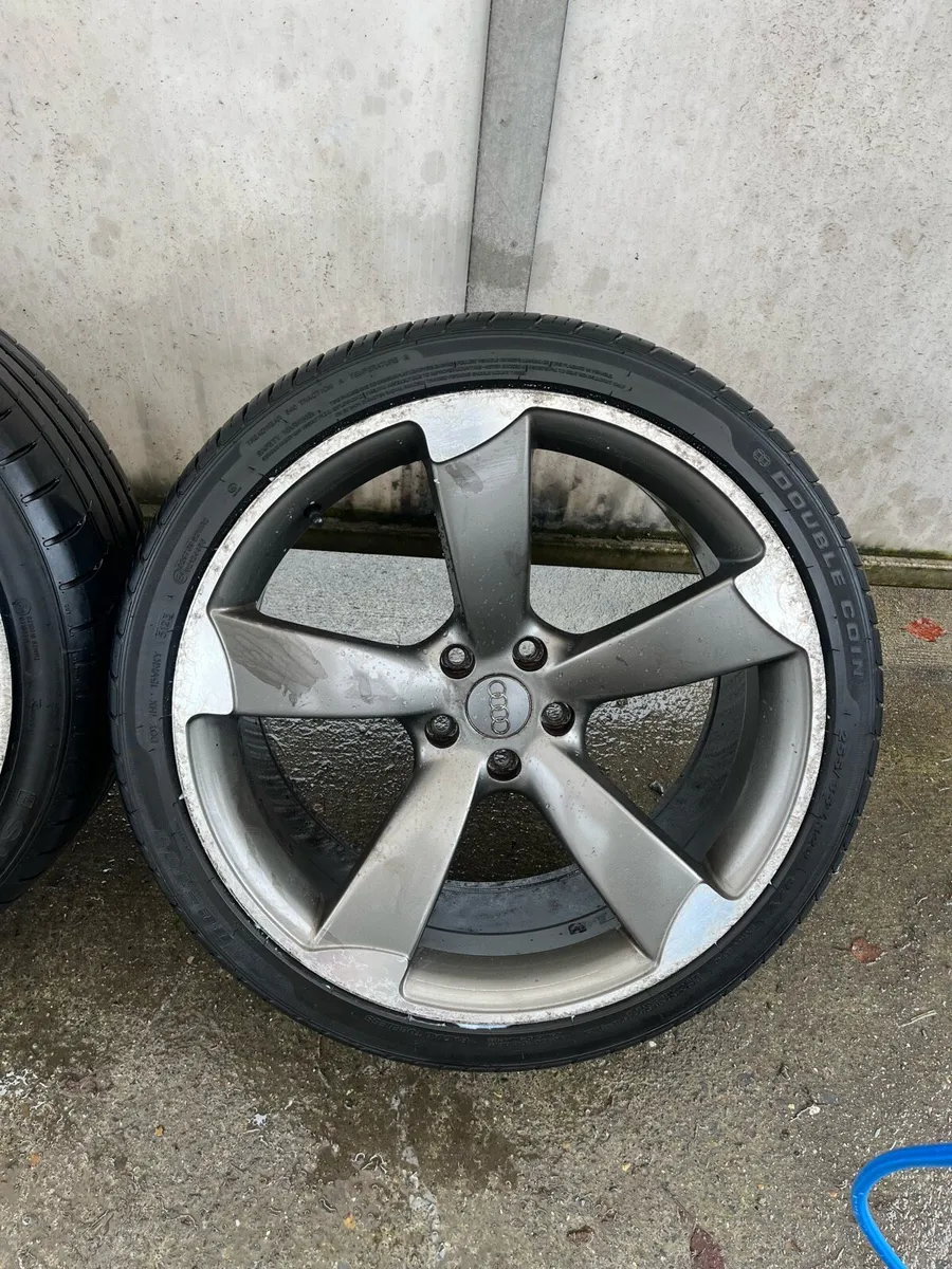 20” TTRS deep concave x4 near new tyres - Image 1