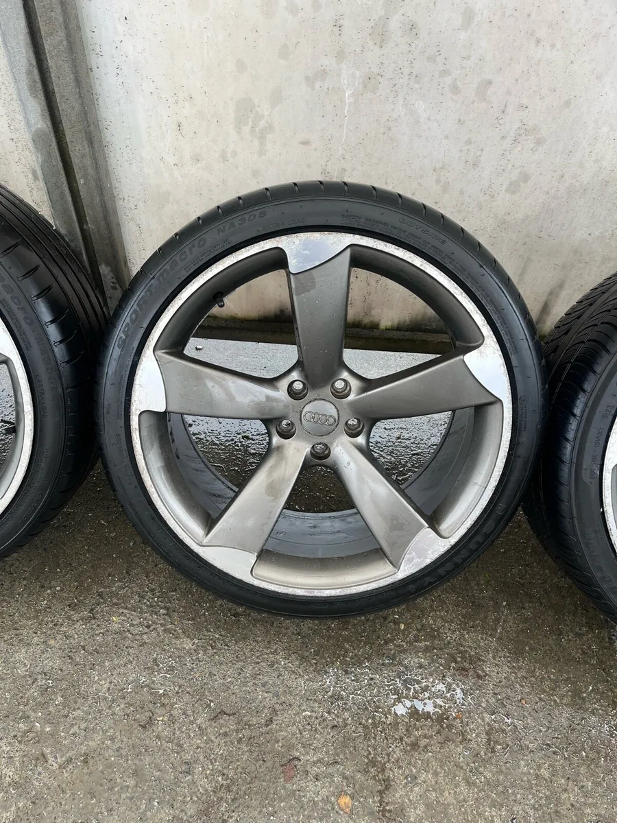 20” TTRS deep concave x4 near new tyres - Image 2
