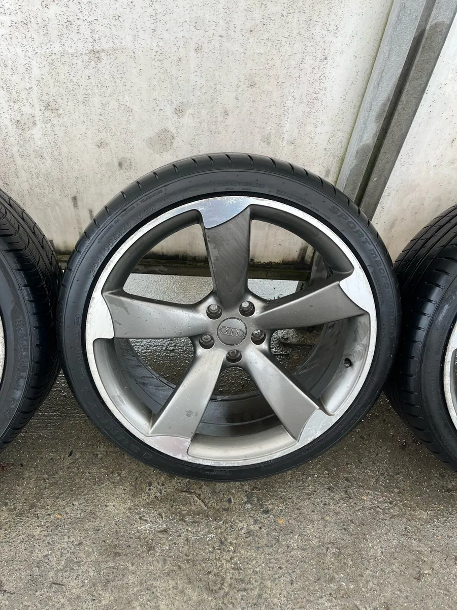 20” TTRS deep concave x4 near new tyres - Image 3
