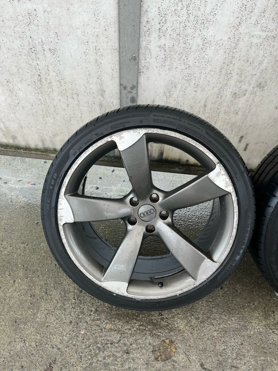 20” TTRS deep concave x4 near new tyres - Image 4