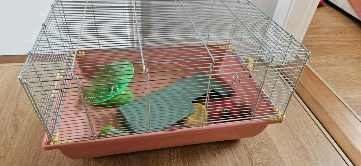 Hamster cage and accessories - Image 1