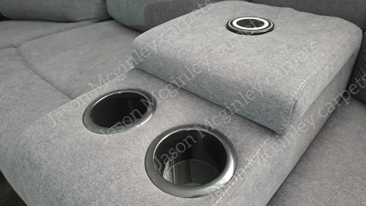 Jopah electric grey fabric corner - Image 2