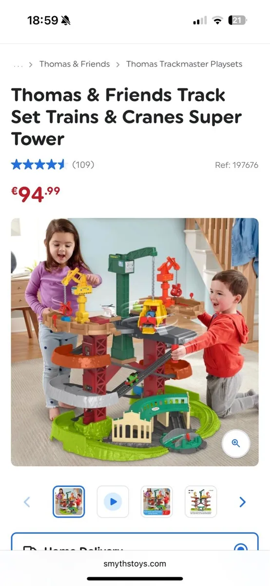 Thomas the Tank set trains and cranes super tower - Image 2