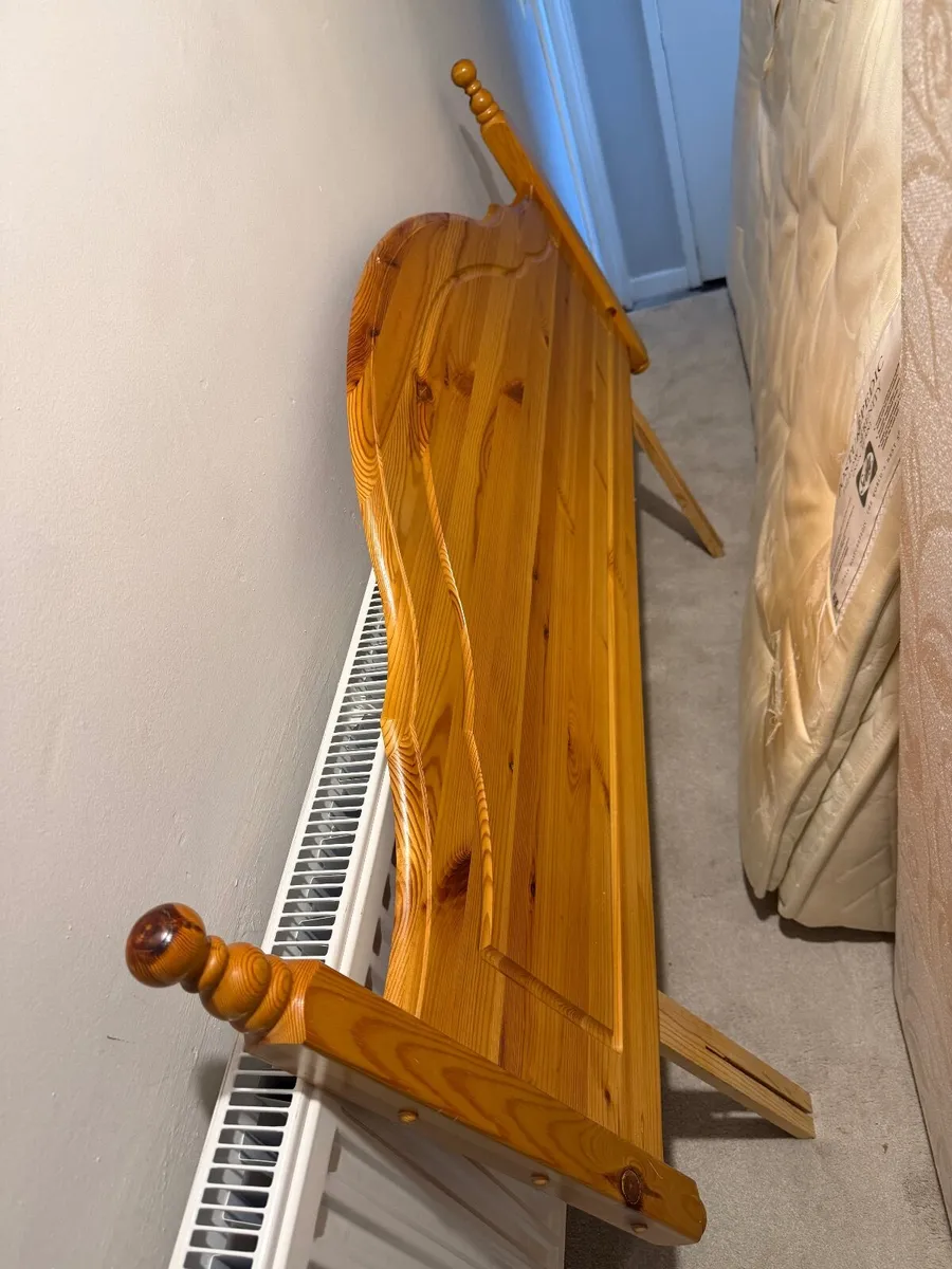 FREE TO TAKE AWAY Double Bed Base and Headboard - Image 2