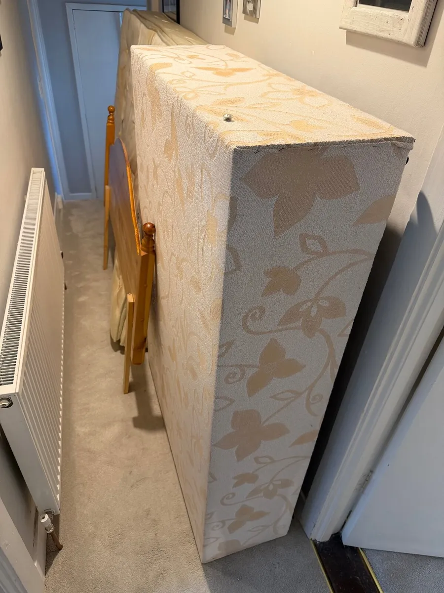 FREE TO TAKE AWAY Double Bed Base and Headboard - Image 3