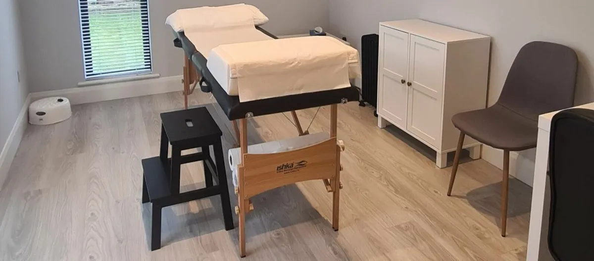 Wooden Massage Table (Black) - Image 1