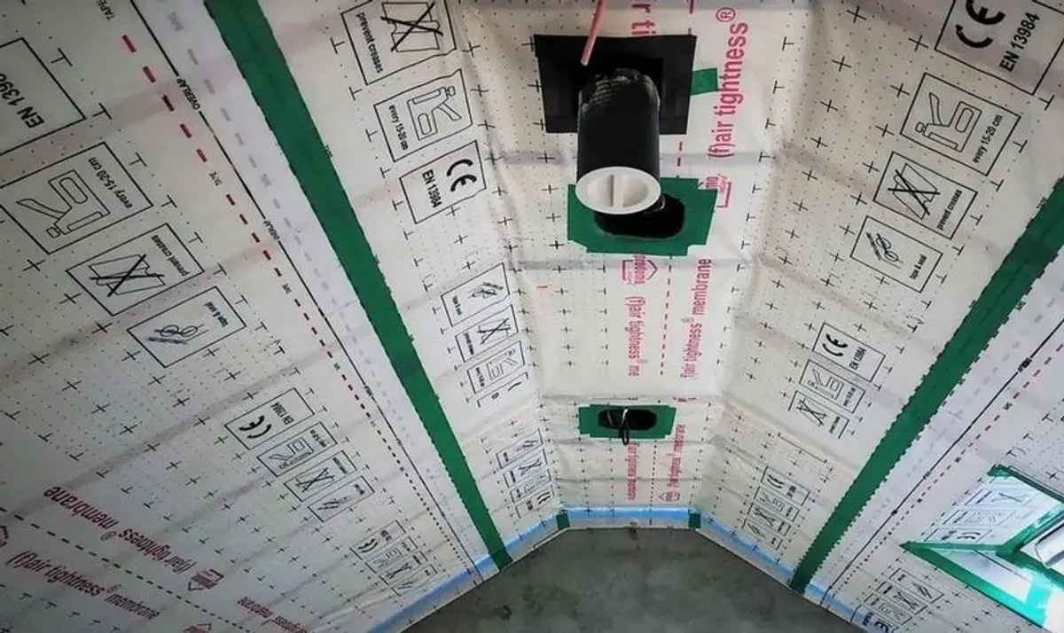 6000m of airtightness membrane