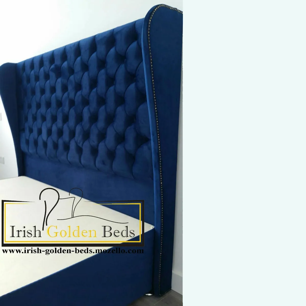 bed frame and headboard, free delivery - Image 2