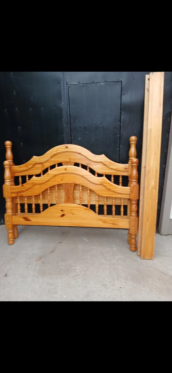 King size Bed & mattress - Image 1