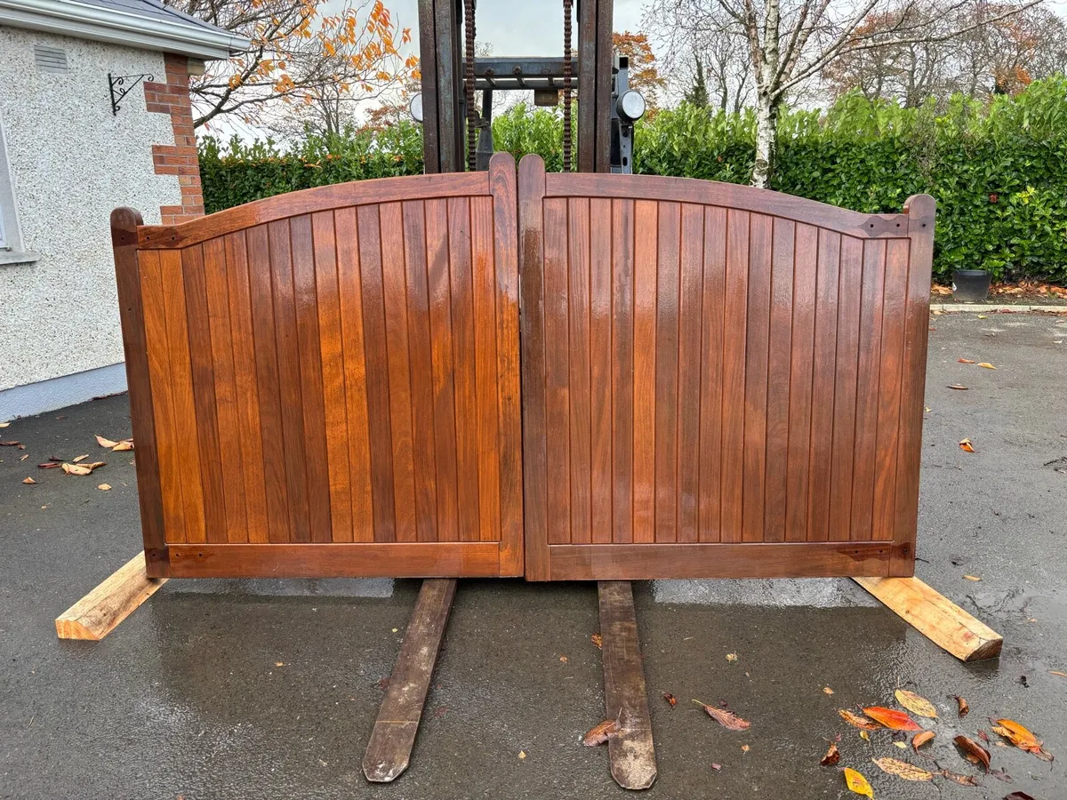 Solid Teak gates - Image 1