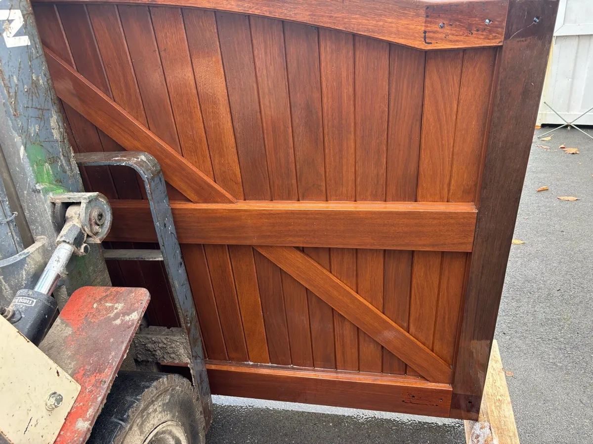 Solid Teak gates - Image 2