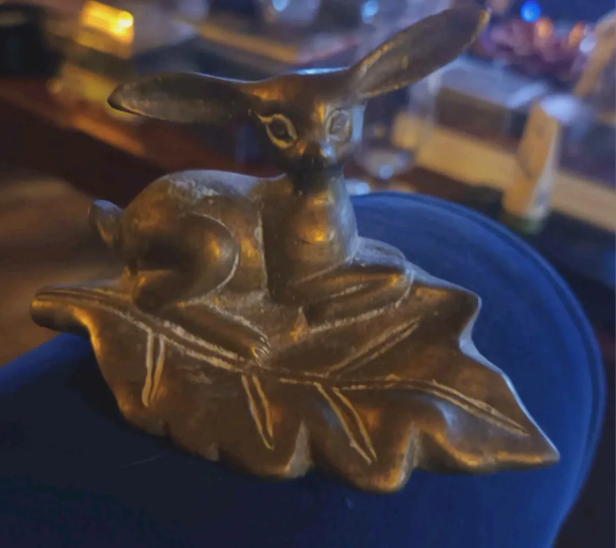 Brass ornament, deer, D18 post 6e - Image 4