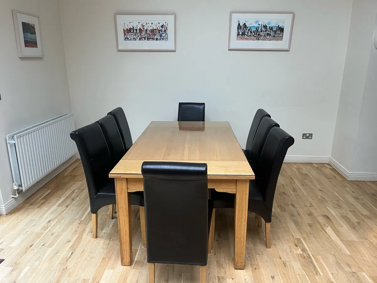 Dining Table + 8 Chairs