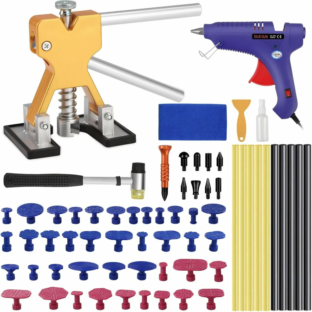 Car Dent Repair Kit,Car Dent Puller,66 PCS Paintle