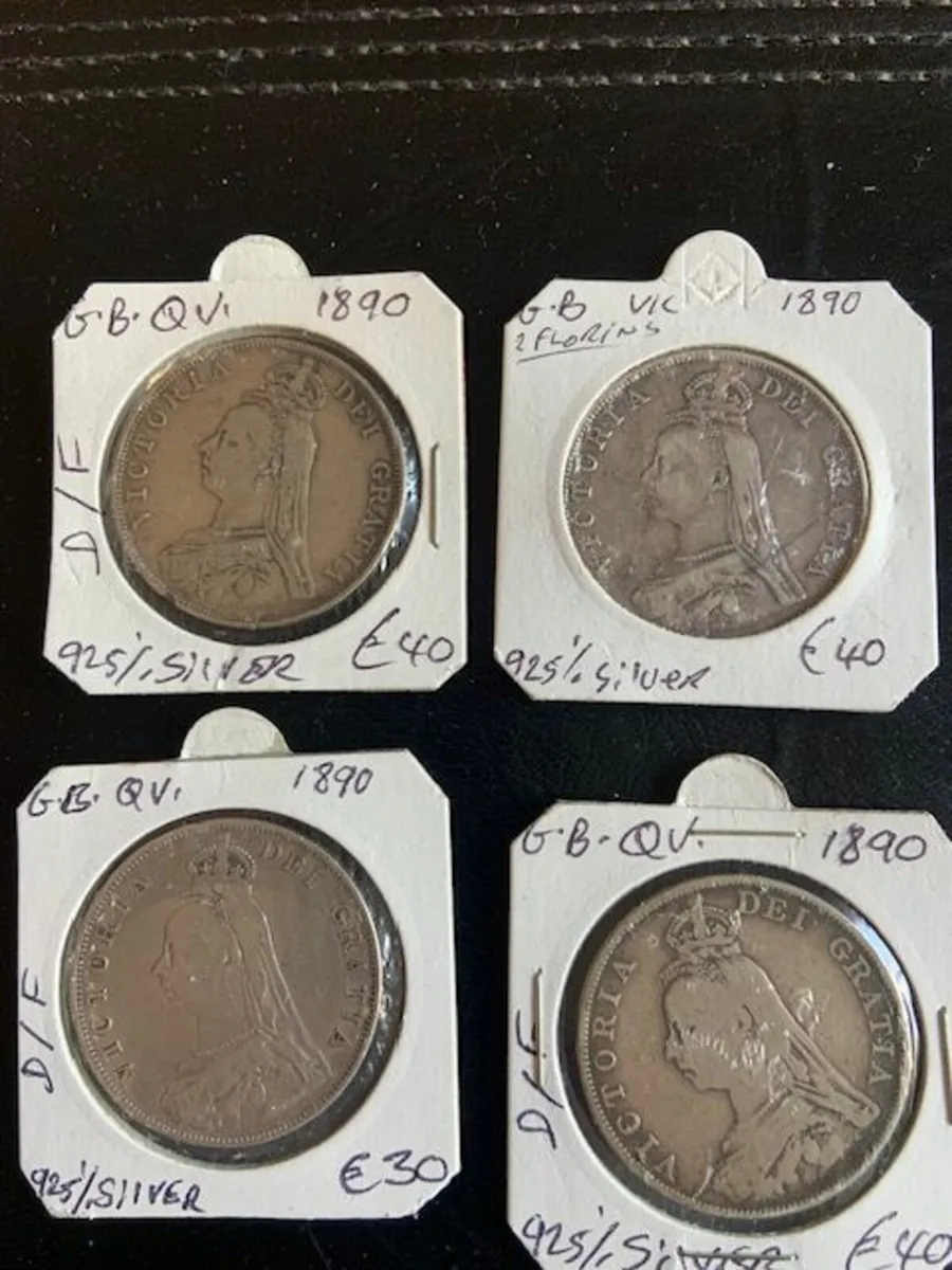 Queen Victoria Double Florin - Various Prices - Image 2