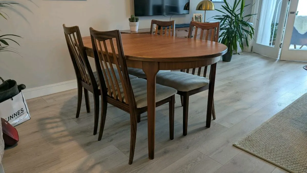 McIntosh & G Plan Mid-Century Dining Set - Image 1