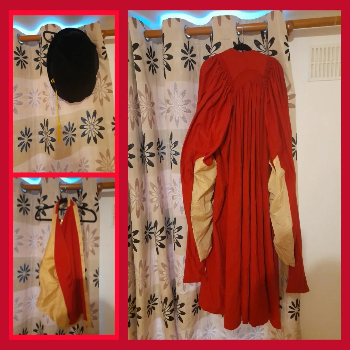 University Dr PhD Doctor Graduation Gown Costume. - Image 3