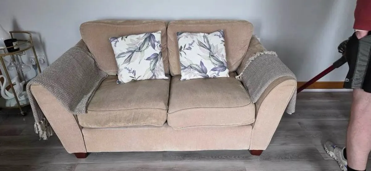 Two Matching 2-Seater Sofas for Sale - Image 2
