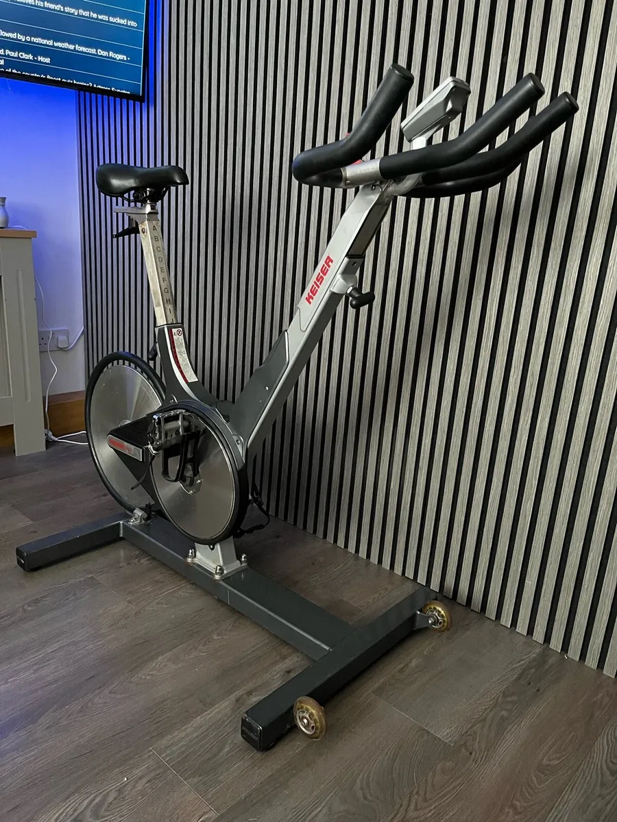 Keiser m3 spin bike with watts monitor - Image 1