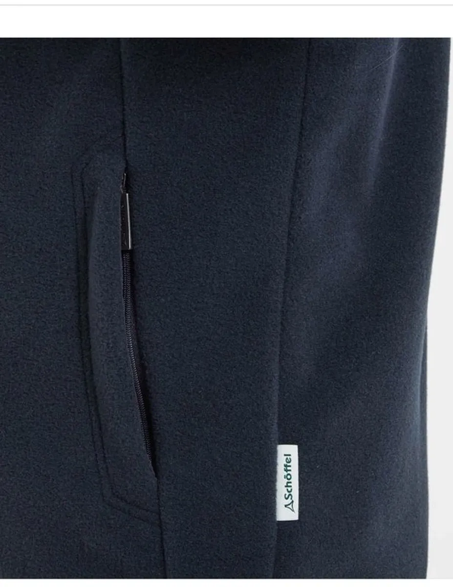 Schoffel Men's Oakham Fleece Gilet in Navy - Image 2