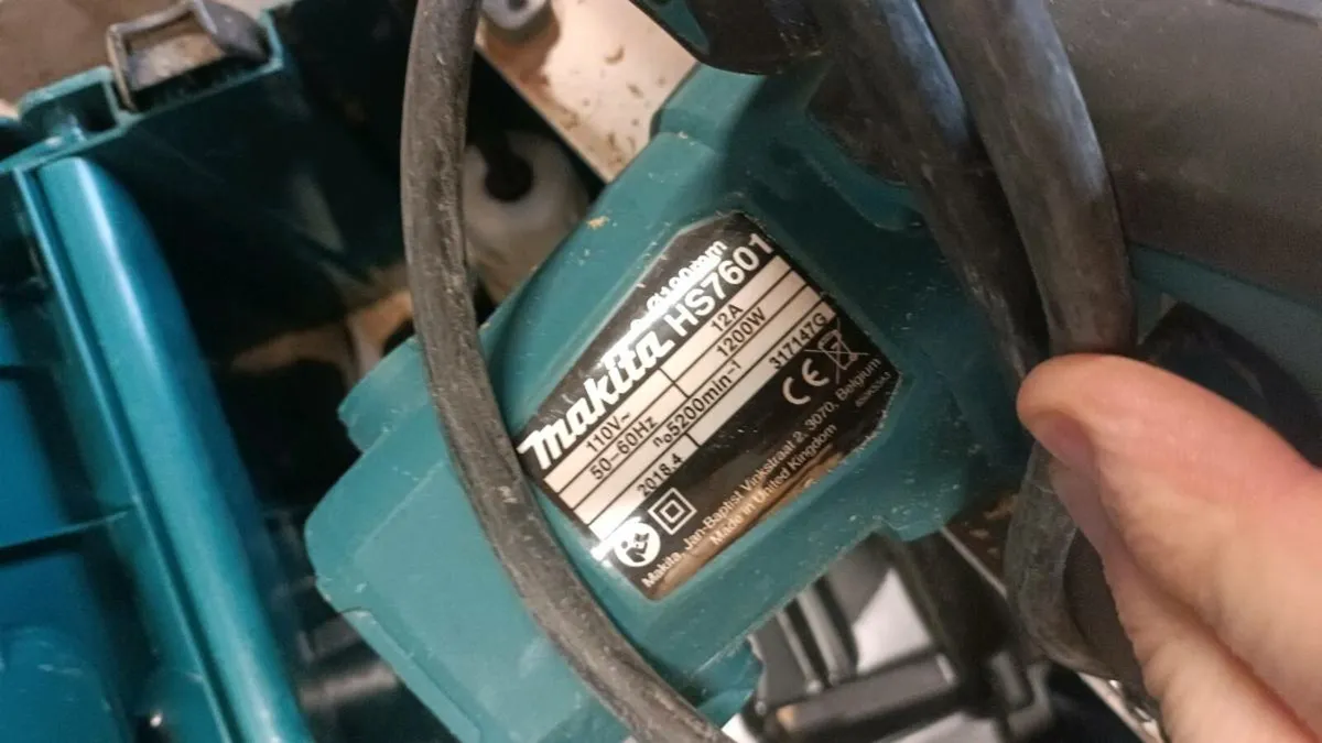 Makita skillsaw 110v - Image 3