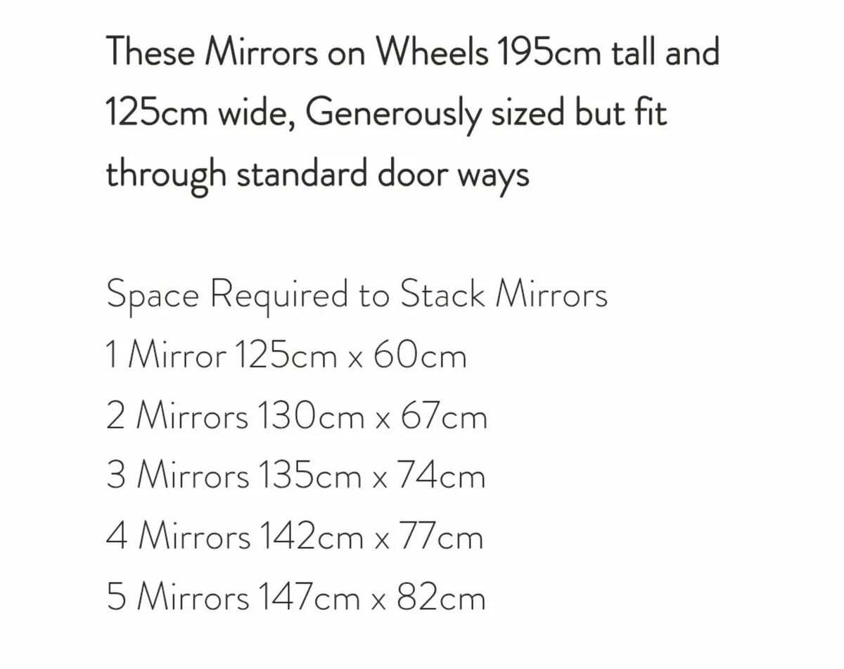 Portable Studio Mirrors - Image 1