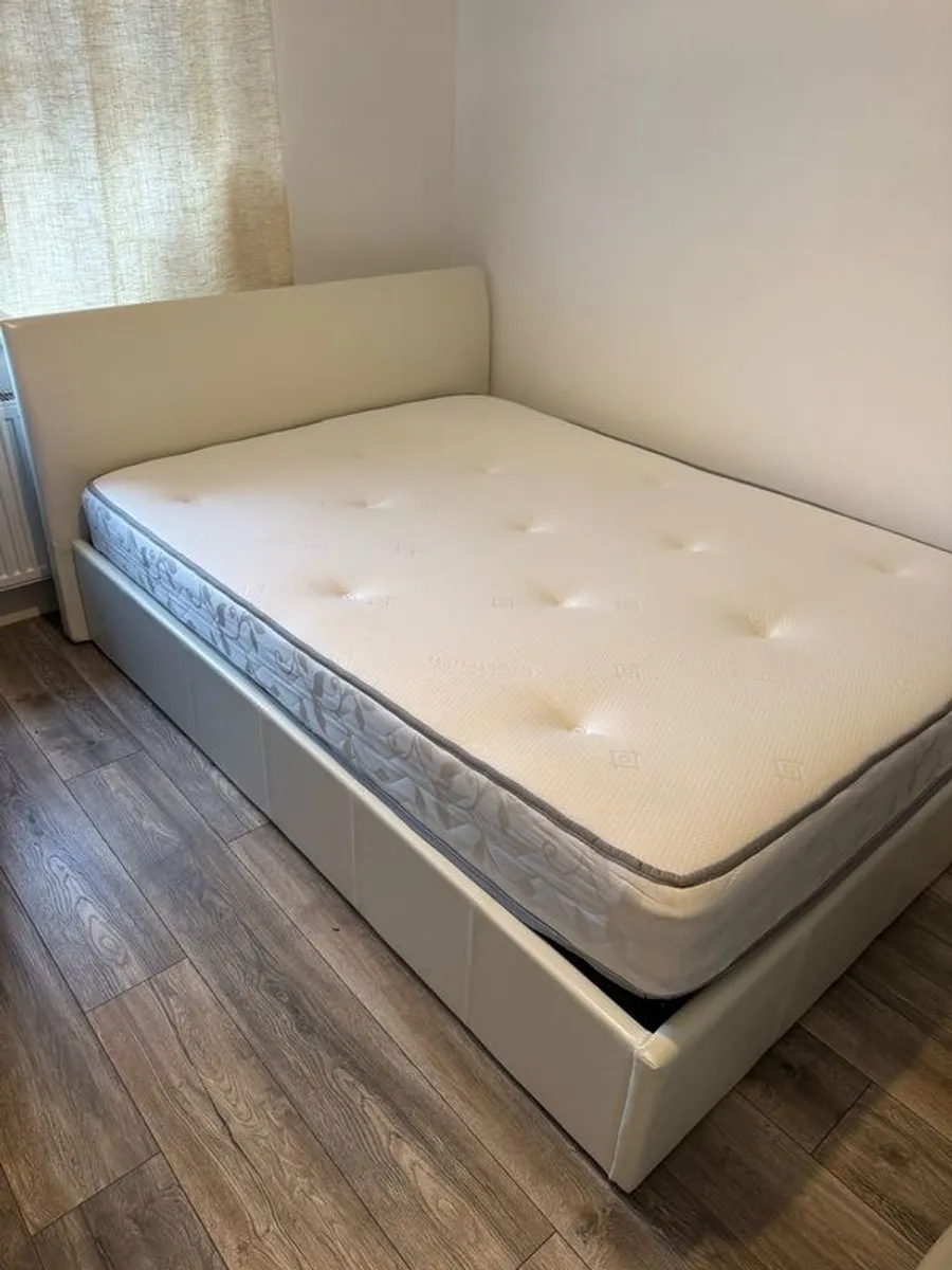 storage bed & mattress - Image 1
