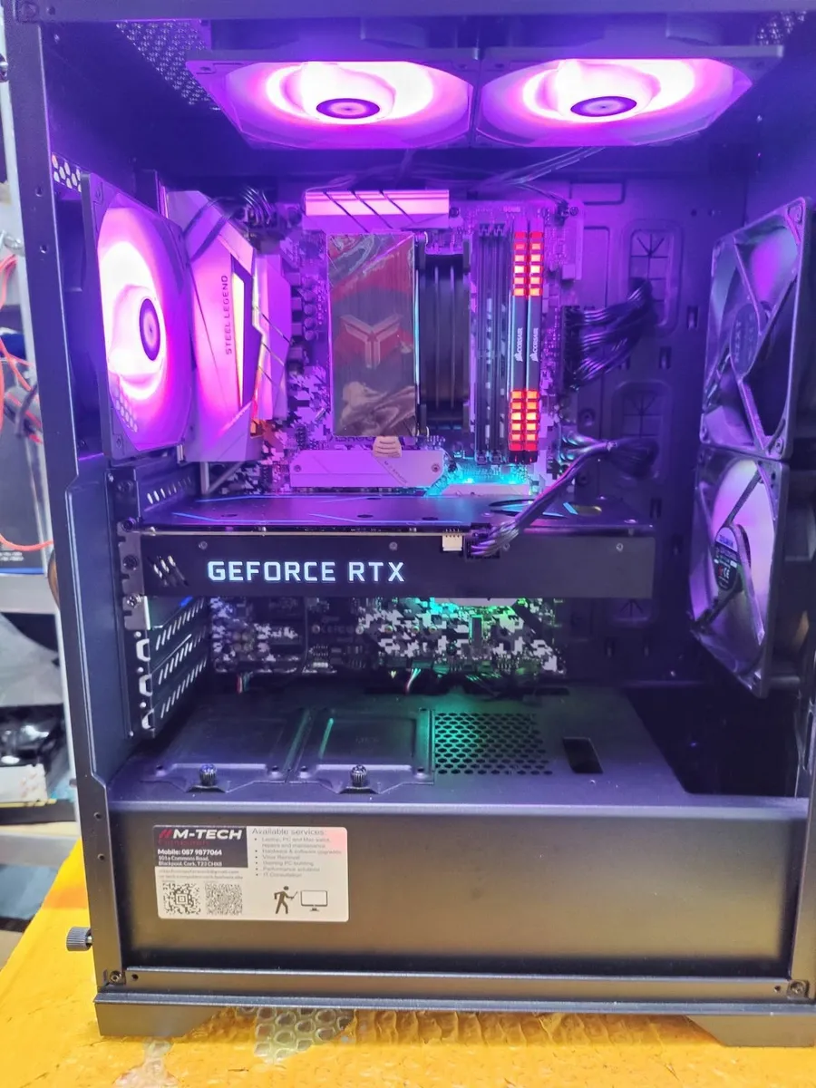 Custom Built Gaming PC Ryzen 5/16GB/512GB SSD/RTX - Image 3