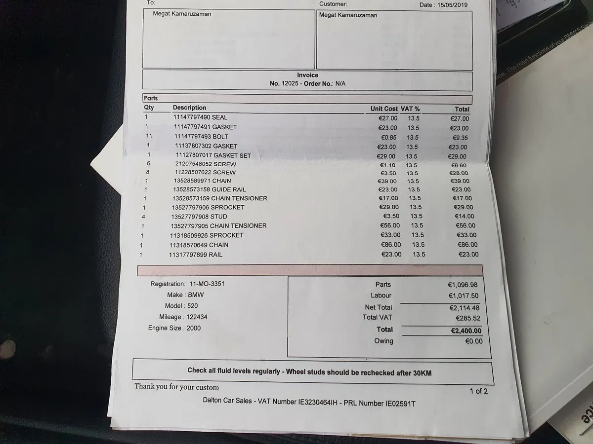 MSport BMW 5-Series 2011TAX NCT - Image 2