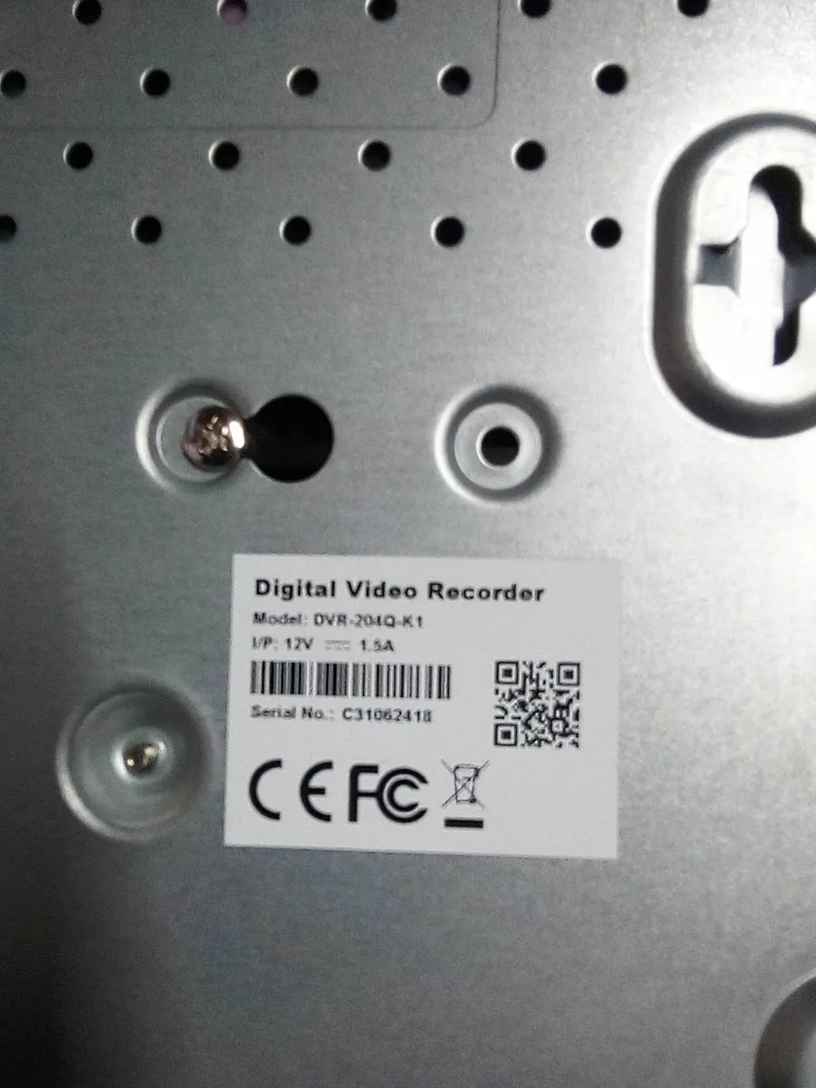 CCTV system, 3 camera, hard drive recording, - Image 2