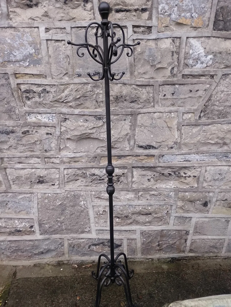 Cast iron coat hat stand - Image 3