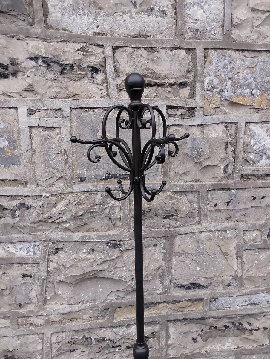 Cast iron coat hat stand - Image 4