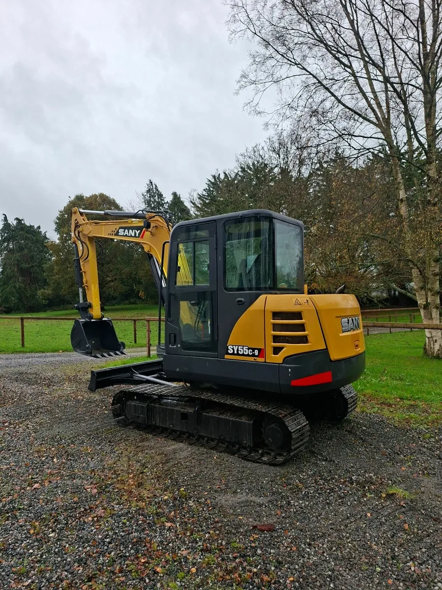 2018 Sany SY55C-9 Mini Digger Low hours - Image 2