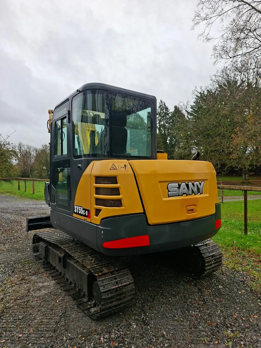 2018 Sany SY55C-9 Mini Digger Low hours - Image 3