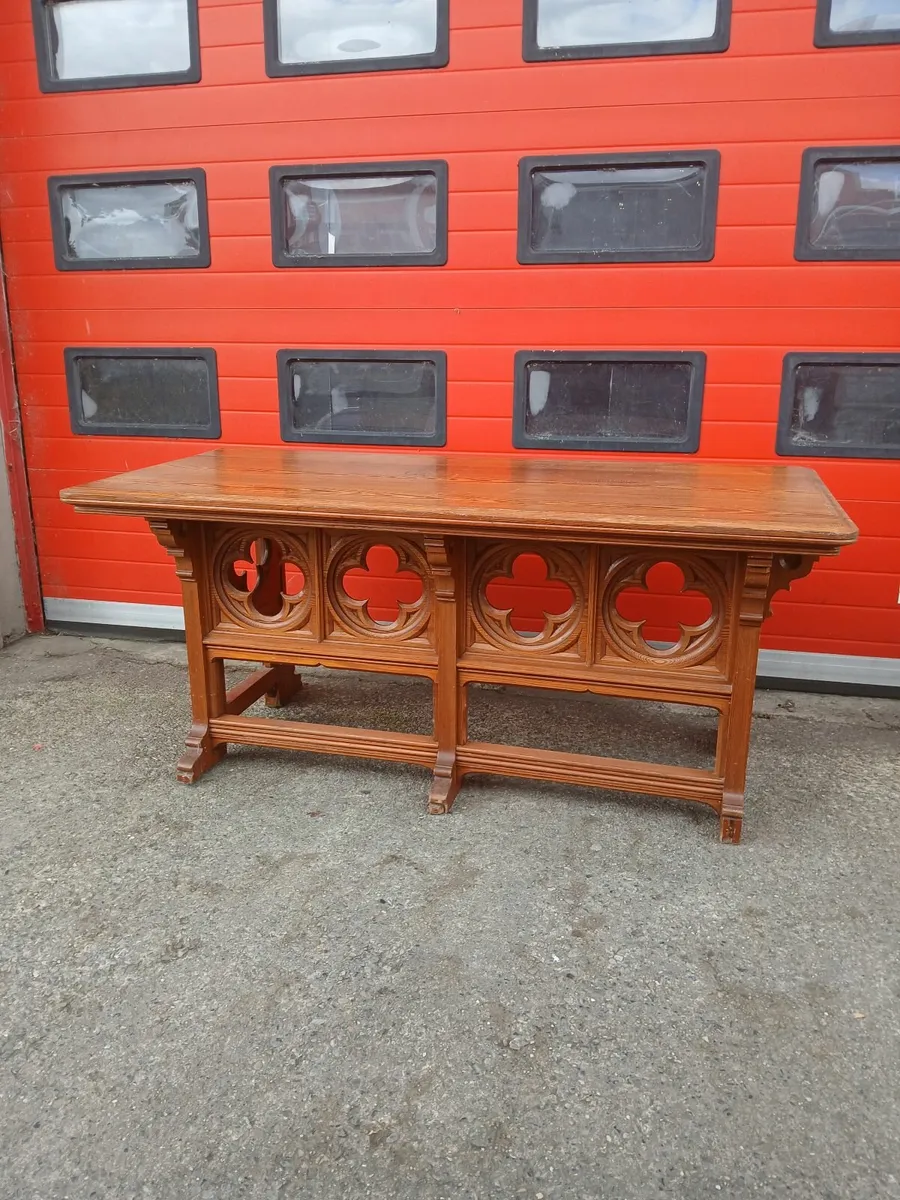 antique pine  kitchen island