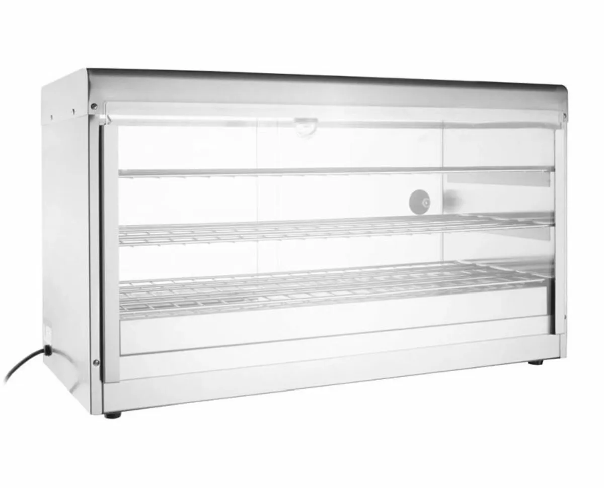 retail hot pie cabinet - unused