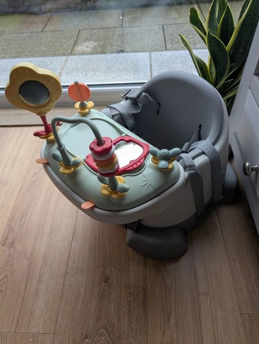 Mamas & Papas Baby Bug Floor And Booster Seat with Activity Tray - Image 4