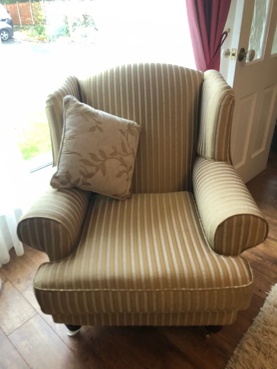 Sofas two seaters and chair - Image 1