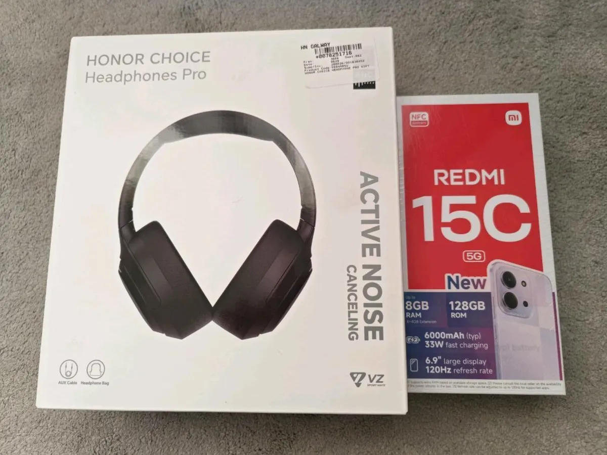 Xiaomi REDMI 15C 5G+Honor Choice Headphones - Image 1