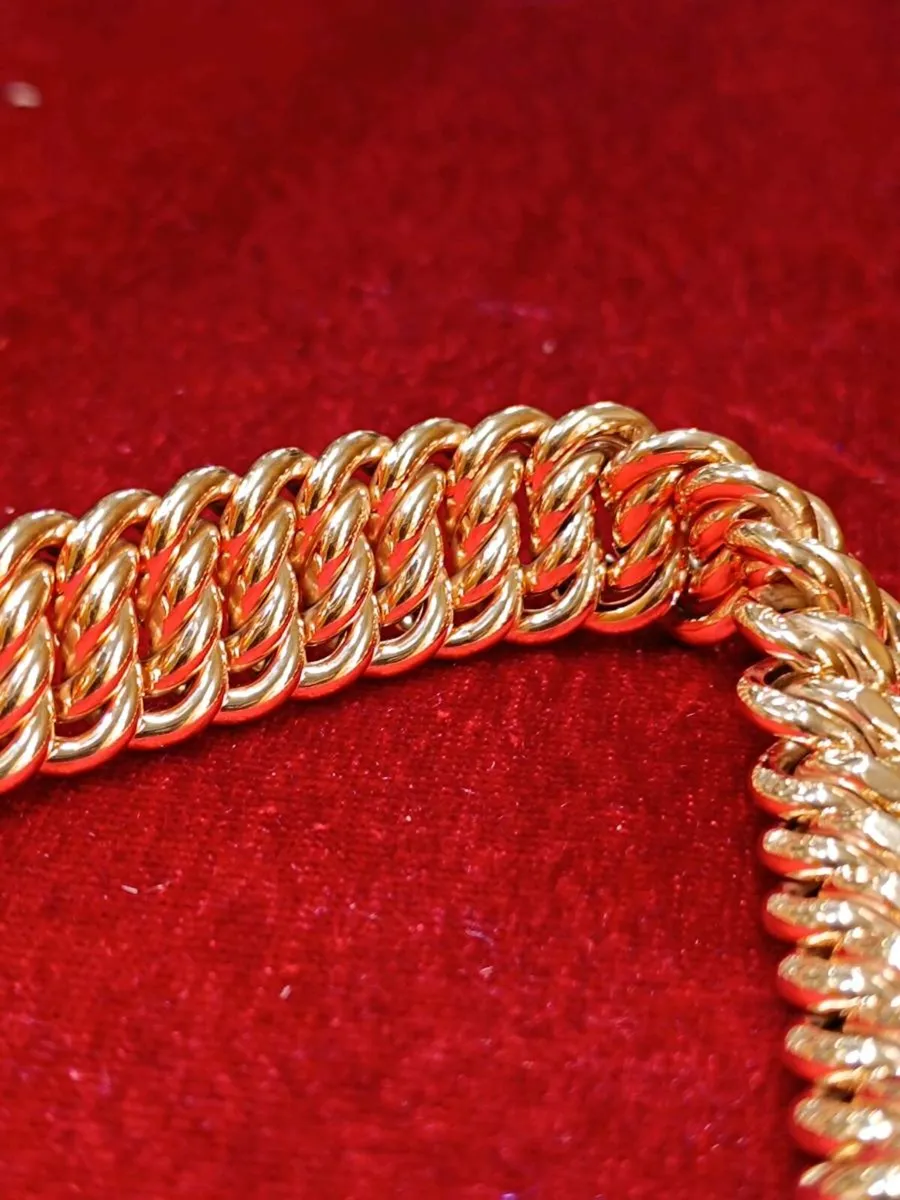 9k Rose Gold Byantine Bracelet - Image 3
